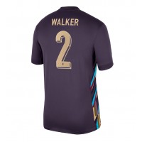 Camiseta Inglaterra Kyle Walker #2 Visitante Equipación Eurocopa 2024 manga corta